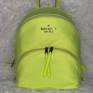 Neon Kate Spade Backpack